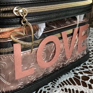 NWOT Victoria Secret Mixed Metallic Cosmetic Case